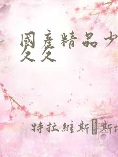 国产精品少妇久久久