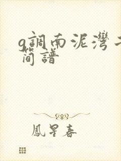 g调南泥湾二胡简谱