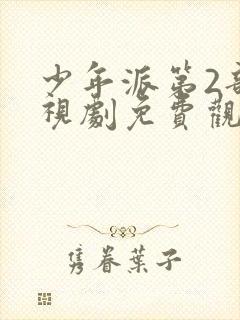 少年派第2部电视剧免费观看