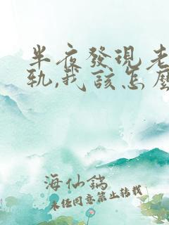 半夜发现老公出轨,我该怎么办