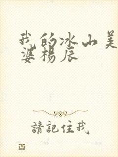 我的冰山美女老婆杨辰