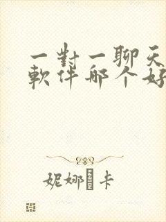 一对一聊天视频软件哪个好