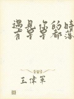 遇见你的时候所有星星都落在头上