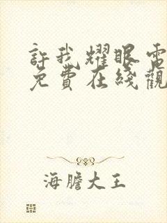 许我耀眼电视剧免费在线观看完整版