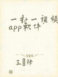 一对一视频聊天app软件