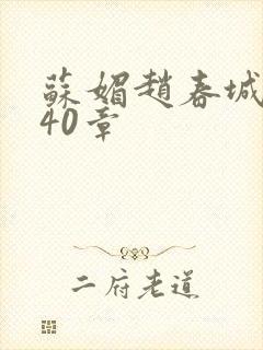 苏媚赵春城全文40章