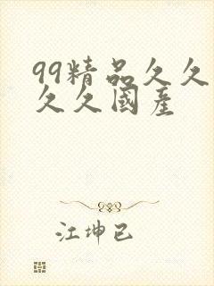 99精品久久久久久国产