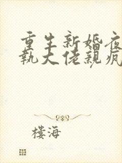 重生新婚夜被偏执大佬亲疯了完整版