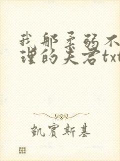 我那柔弱不能自理的夫君txt下载