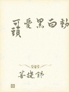 可爱黑白动漫男头