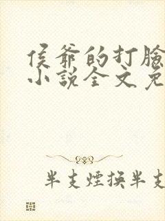 侯爷的打脸日常小说全文免费阅读无弹窗