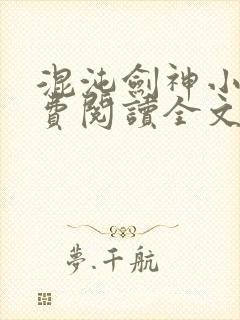 混沌剑神小说免费阅读全文无删减