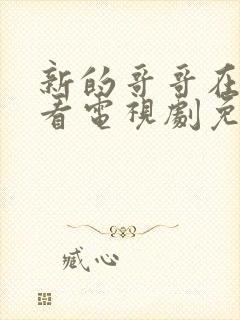 新的哥哥在线观看电视剧免费高清