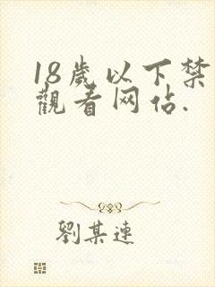 18岁以下禁止观看网站.