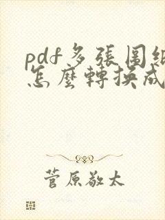 pdf多张图纸怎么转换成cad图纸