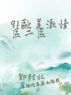 91欧美激情一区二区