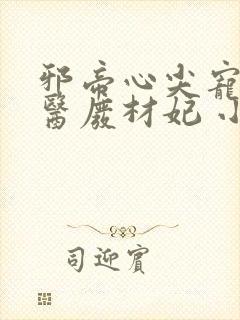 邪帝心尖宠:鬼医废材妃 小说