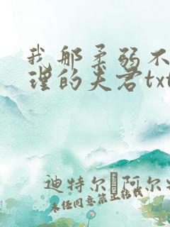 我那柔弱不能自理的夫君txt