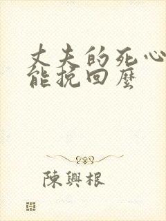 丈夫的死心了还能挽回么