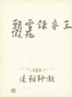 朝雪录睿王真死假死