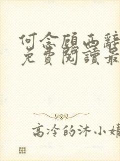 何念顾西辞小说免费阅读最新章节列表