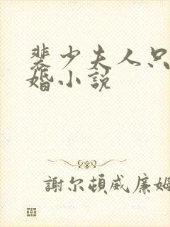 裴少夫人只想离婚小说