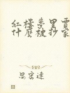 红楼梦里贾家为什么被抄家呢