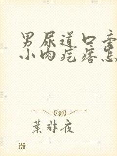 男尿道口旁边有小肉疙瘩怎么回事