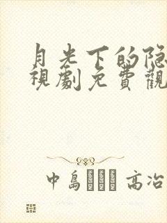 月光下的隐秘电视剧免费观看