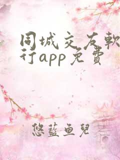 同城交友软件排行app免费