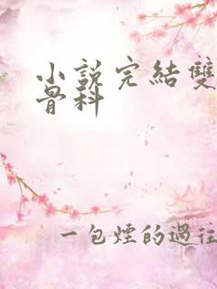 小说完结双男主骨科