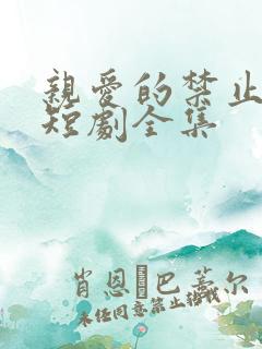 亲爱的禁止心动短剧全集