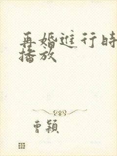 再婚进行时免费播放