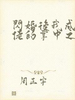 闪婚后我成了大佬的掌中之物42集