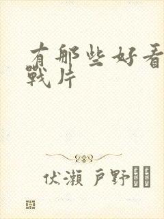 有那些好看的谍战片