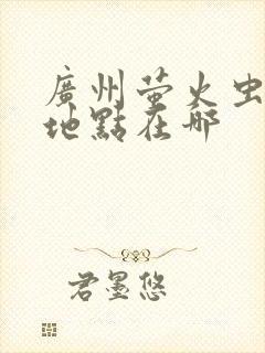 广州萤火虫漫展地点在哪