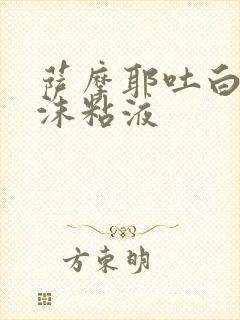 萨摩耶吐白色泡沫粘液