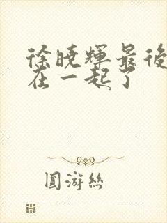 徐晓辉最后和谁在一起了