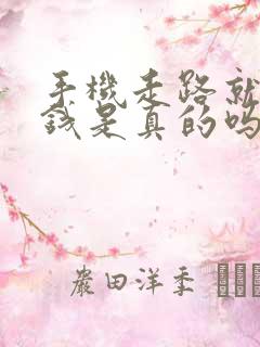 手机走路就能赚钱是真的吗