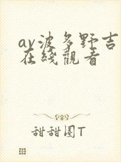 av波多野吉衣在线观看