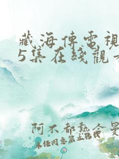 藏海传电视剧第5集在线观看