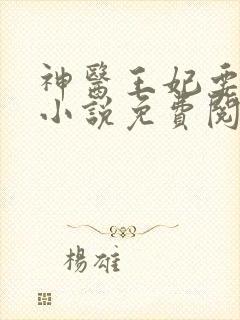 神医王妃要休夫小说免费阅读全文