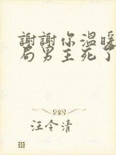 谢谢你温暖我结局男主死了没