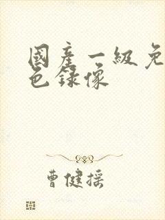 国产一级免费黄色录像