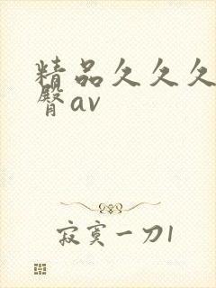 精品久久久久蜜臀av