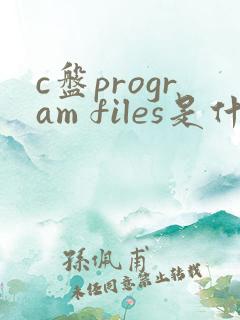 c盘program files是什么文件夹可以删除吗