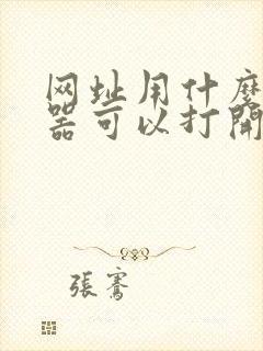 网址用什么浏览器可以打开