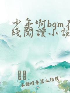 少年啊bgm在线阅读小说 全部章节