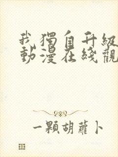 我独自升级高清动漫在线观看