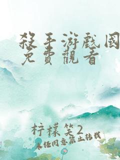 杀手游戏国语版免费观看